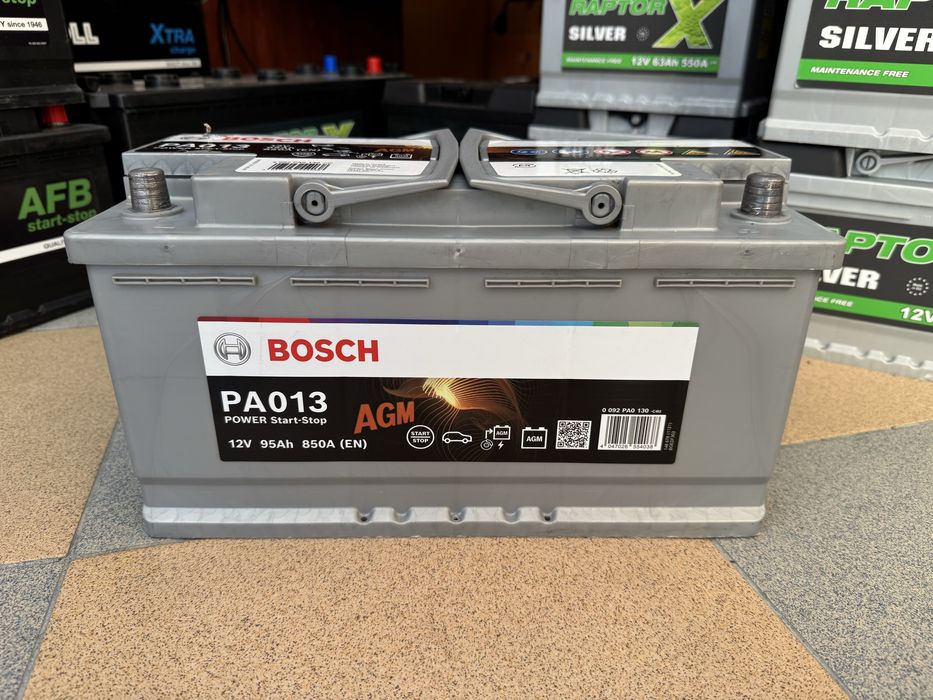 Акумулатор Bosch AGM 95Ah / 850A – Гелов, 2023 г.