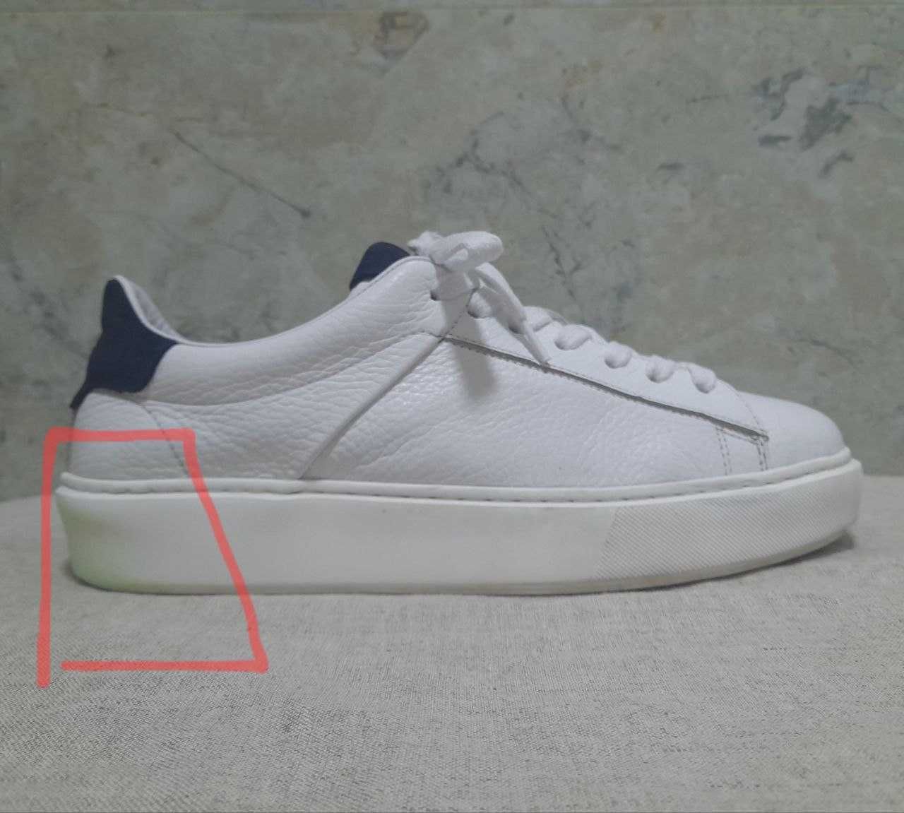 Кроссовки сникерсы Santoni / Made in Italy / 41 - 41,5р