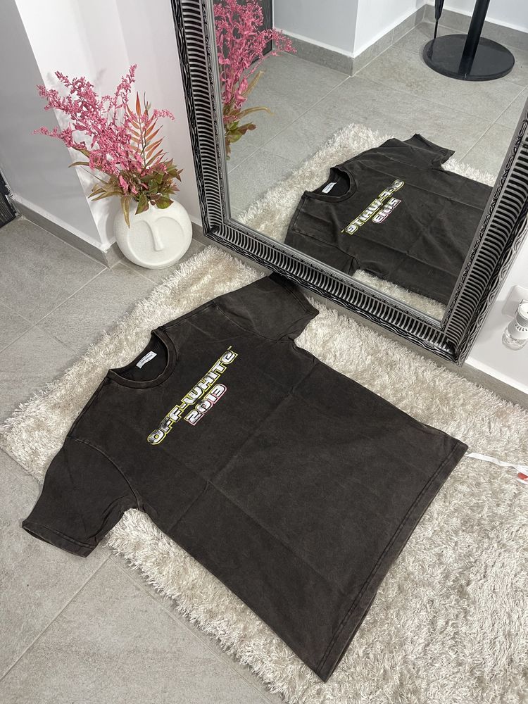 Tricou Off White bumbac 100% Premium colectie noua