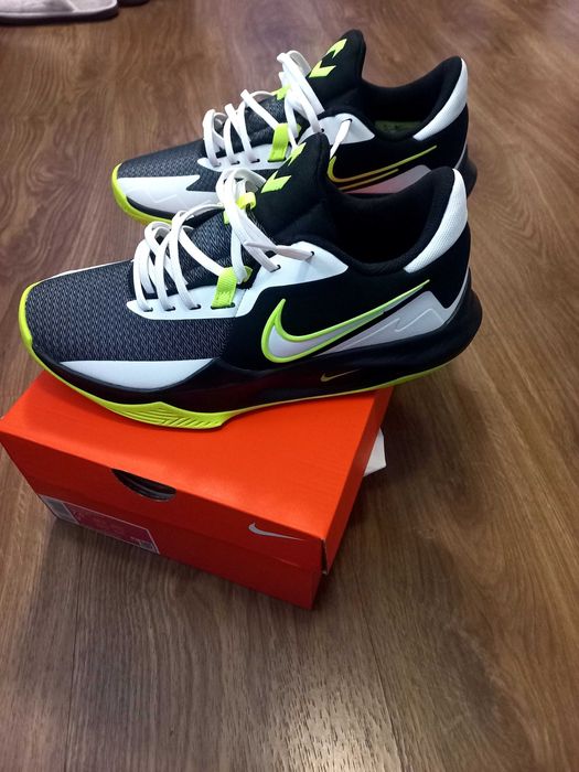 Мъжки обувки Nike - Nike Precision 6, черни/зелени