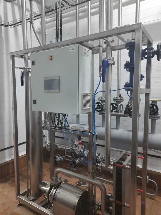 Подготовки горячей воды ГВС для молочного и пищевого оборудования