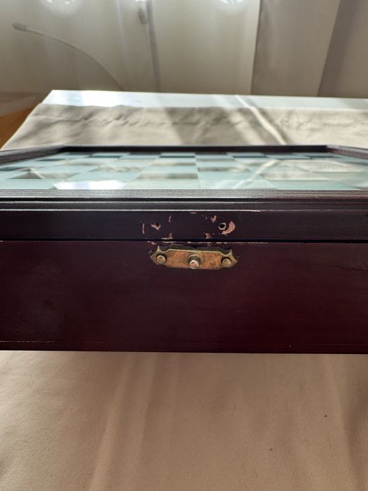 Стъклен винтидж шах