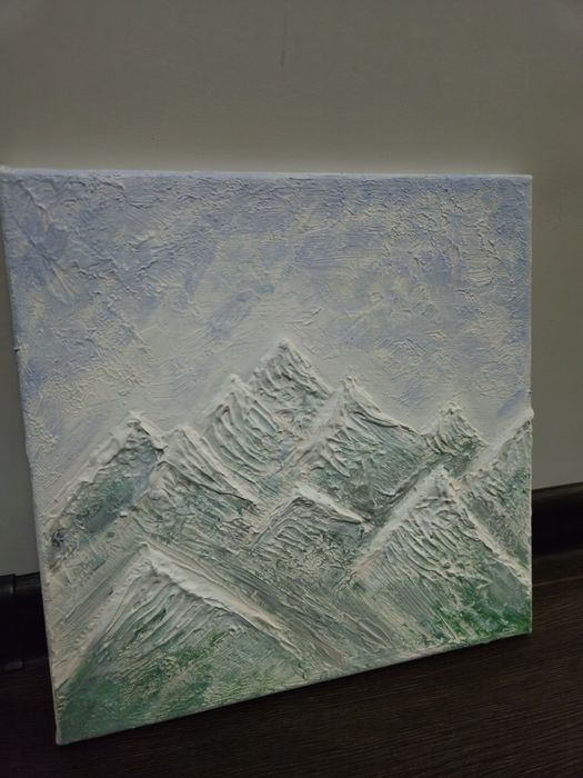 Картина с текстура "Winter scape"