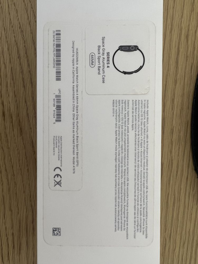 Apple watch, series 4, 44 mm, space grey