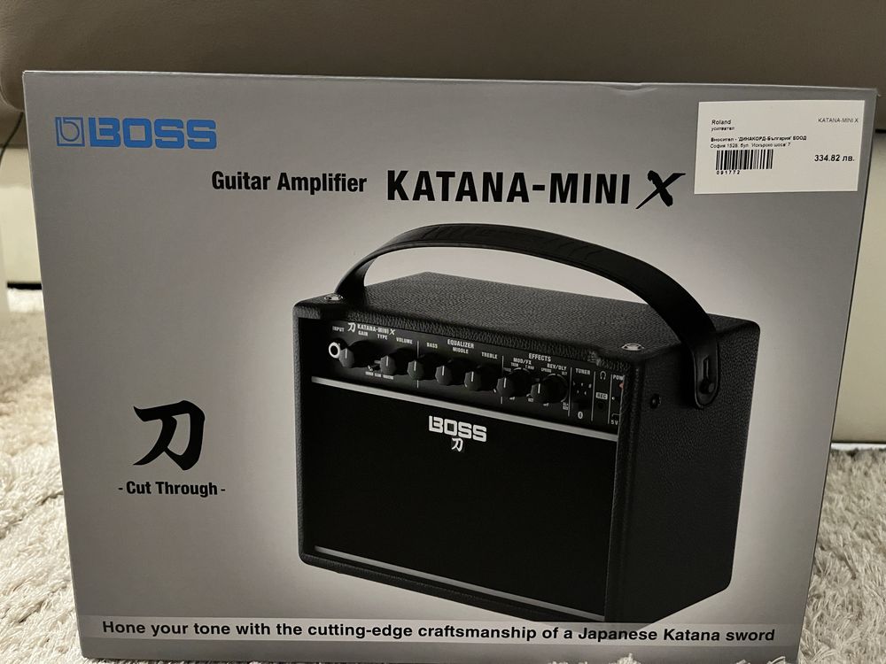 Усилвател за китара Boss Katana Mini X