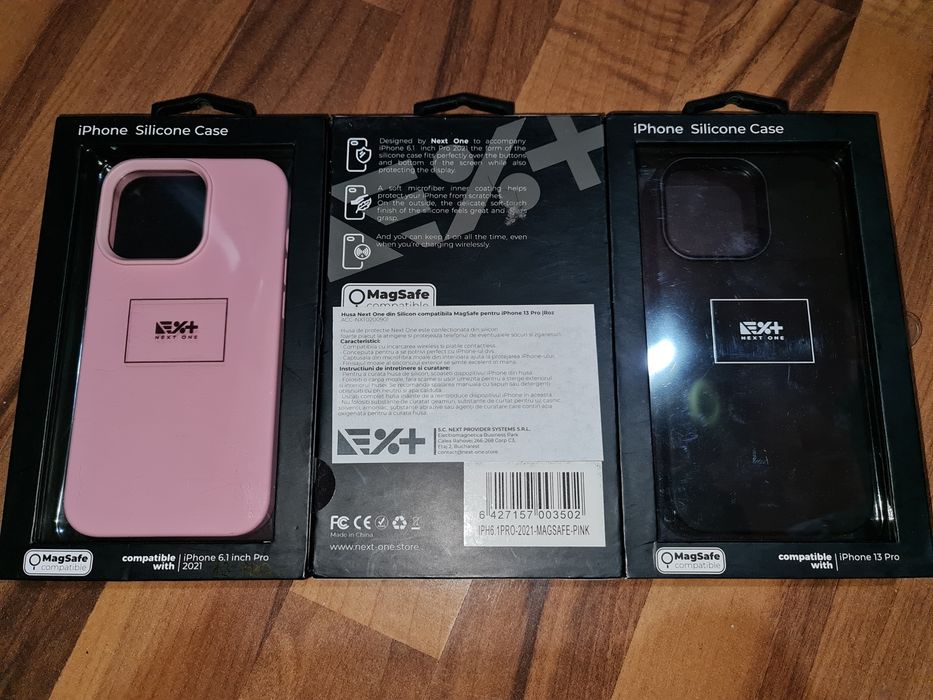 Husa originala Next One Silicone Case Magsafe Apple iPhone 13 Pro