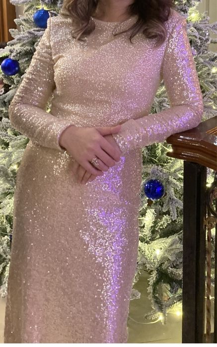 Платье золотистые