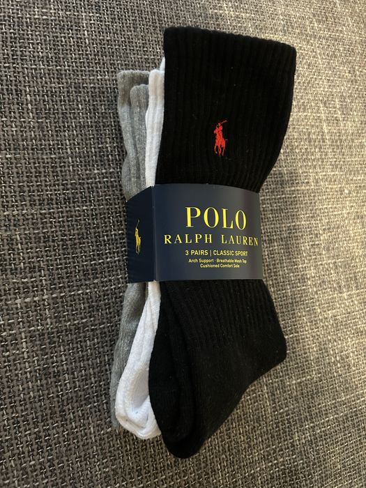 Șosete sport lungi Polo Ralph Lauren cu logo