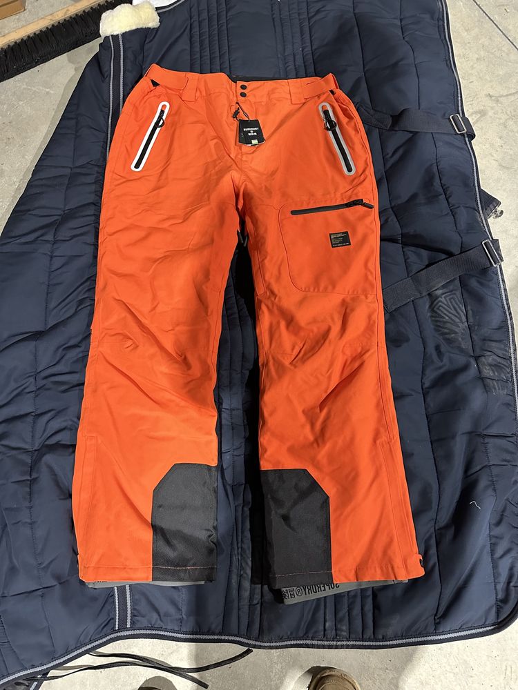 Pantaloni de Ski Superdry Produs Nou 2XL Orange