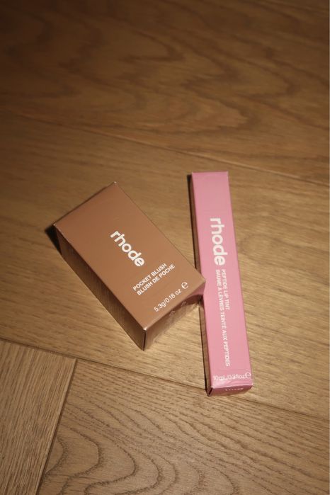 Rhode lip balm и Rhode blush