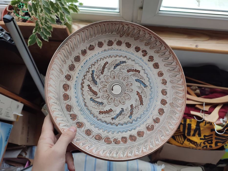 Vase din lut și decorative perete