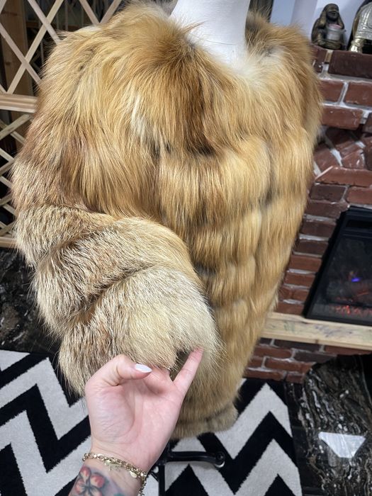 Blana naturala de vulpe roscata