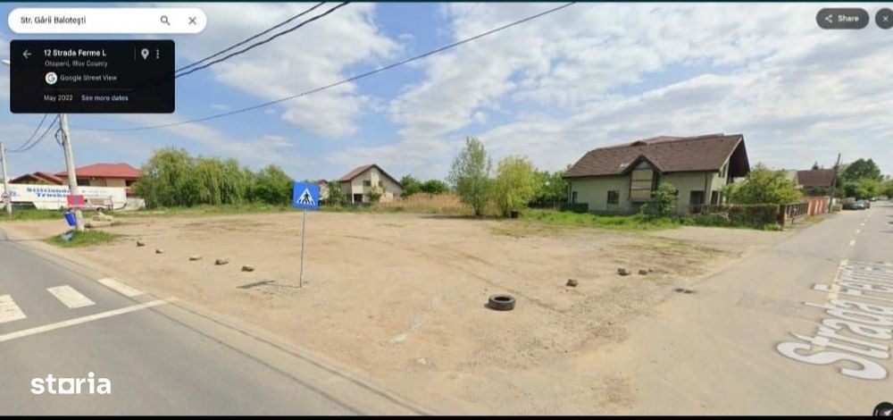 Teren zona Otopeni - str Ferme, str. Garii Balotesti - 2844 mp
