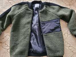 Geacă jachetă C&A (marca LFT) fleece /hanorac cu femoar copii mar 140