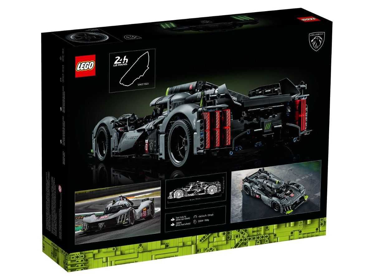 LEGO Technic PEUGEOT 9X8 24H Le Mans Hybrid Hypercar 1775 части