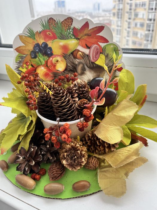 Поделка на золотую осень в садик, школу