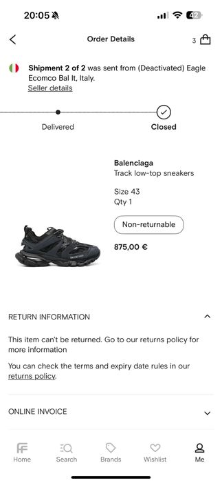 Balenciaga track 43
