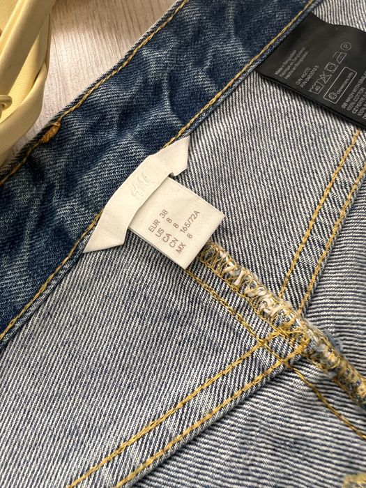 Fusta blug H&M , albastra , M/38