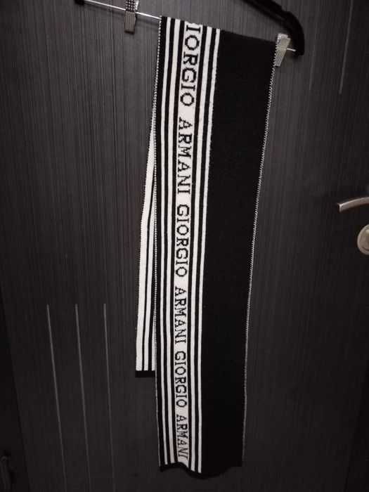 Оригинален двулицев мъжки шал Giorgio Armani