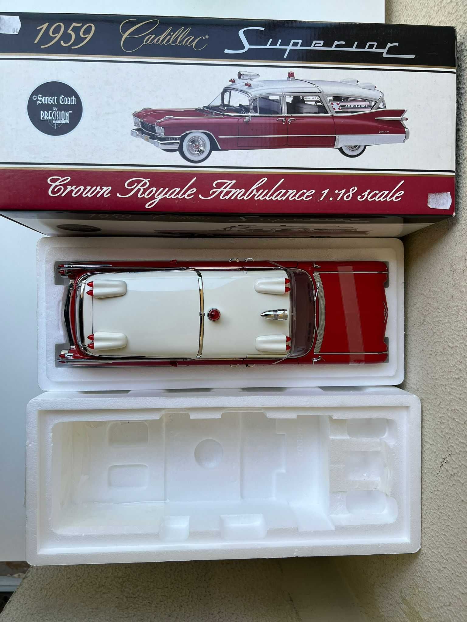 Macheta 1/18 Precision Miniatures 1959 Cadillac Crown Royale Ambulance