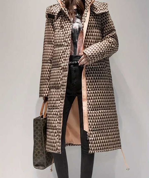 Зимно дамско дълго палто