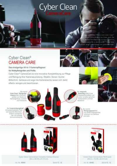 CyberClean Camera Care - комплект за почистване на DSLR и др.