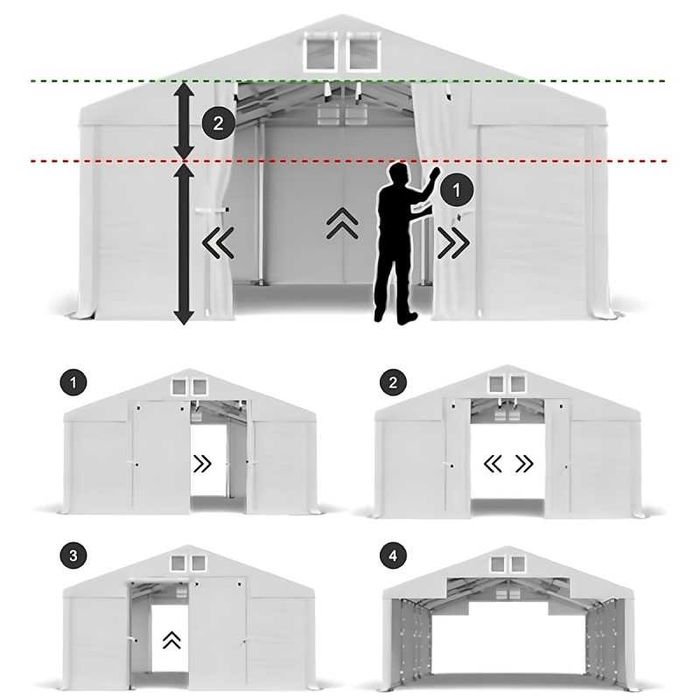 Cort 6x12 M Gri deschis