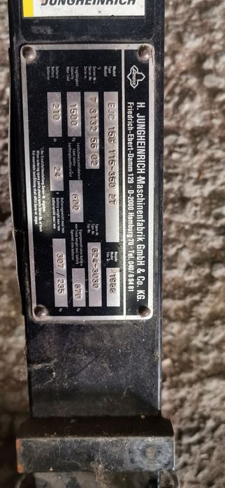 Lisa, transpalet, 1,5t, 4m