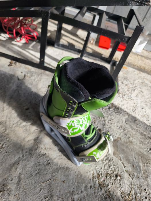 Placa snowboard 150 cm, legături și boots 42