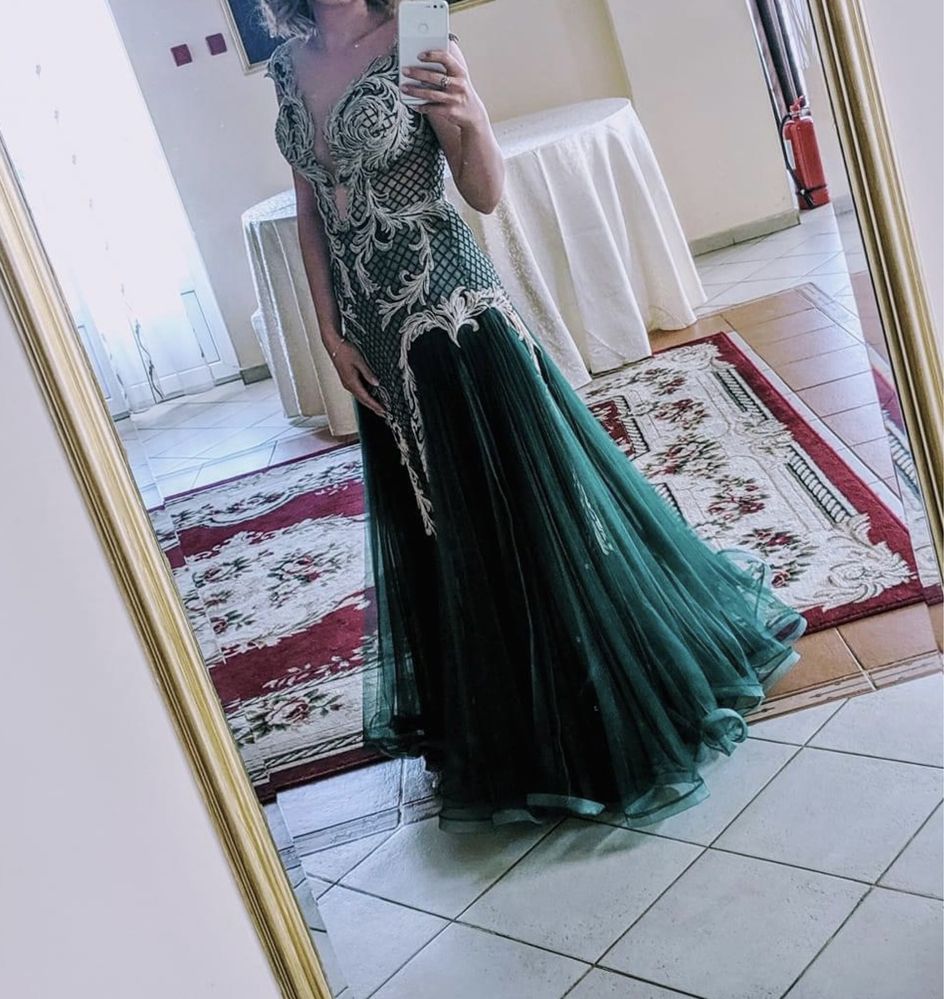 Rochie ocazie/ cununie/ nasa verde