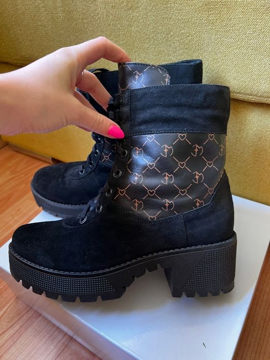 Боти с дебел ток на Eva Minge 40 номер