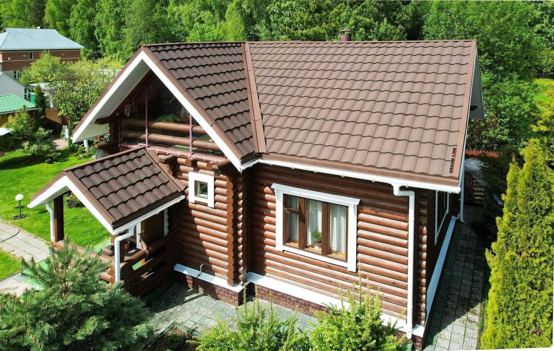 Композитная черепица, Фальцевая Кровля, Металлочерепица под ключ