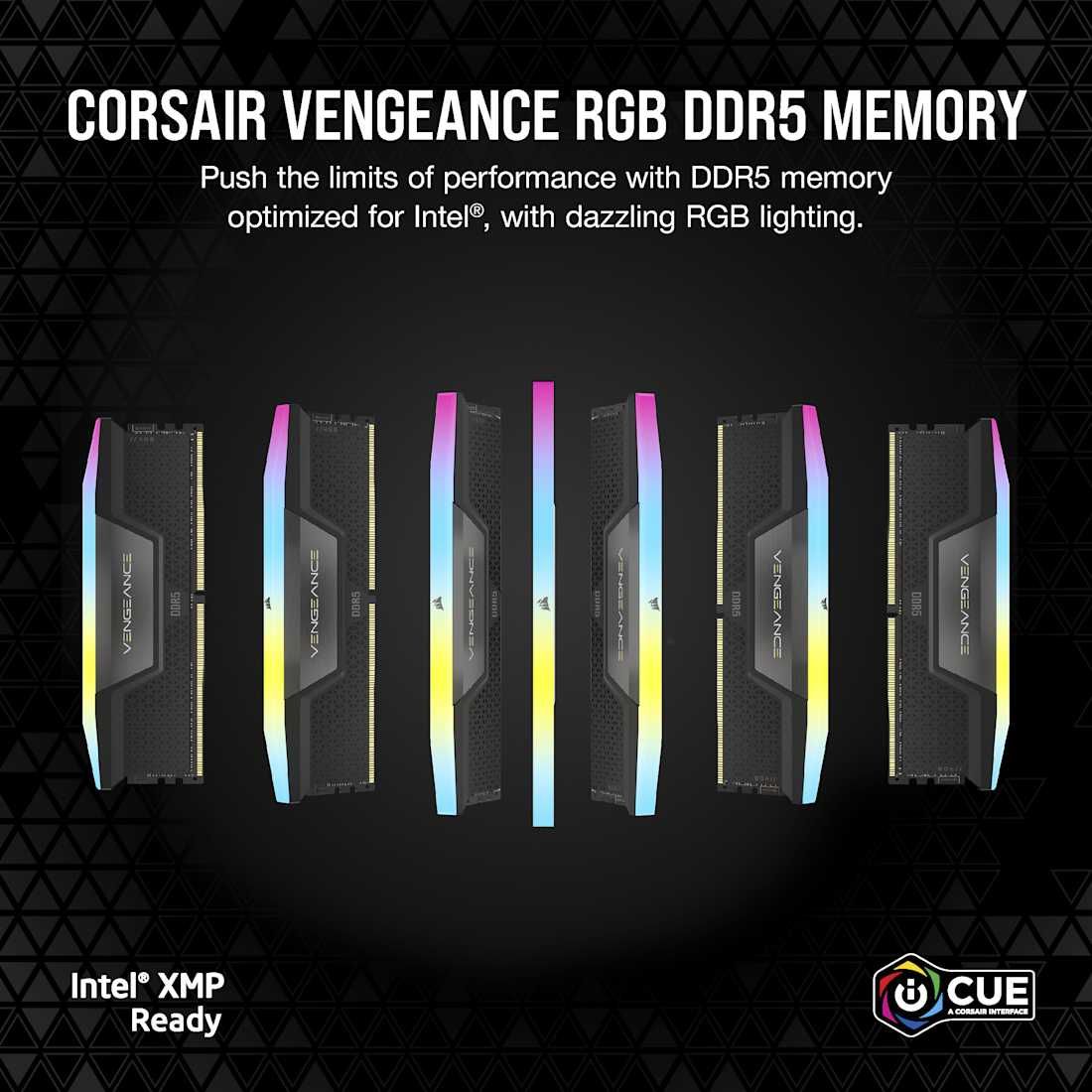 ; ОЗУ Corsair Vengeance PRO RGB DUAL Kit DDR5 64 GB (32GB*2) 6000 Mhz