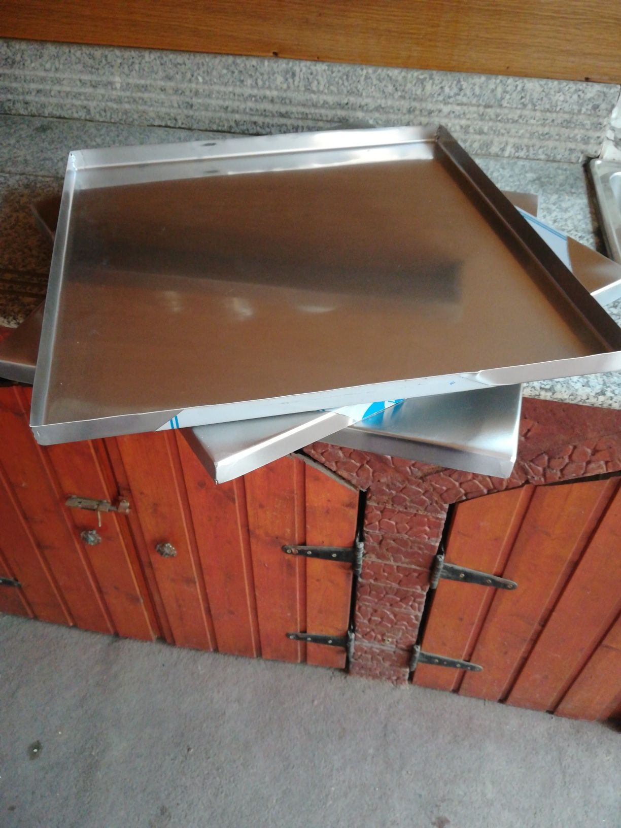 Tăvi din inox 60 x40x4