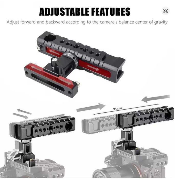 MiniFocus Top Handle Ръкохватка за Camera Rig (Като Нова)