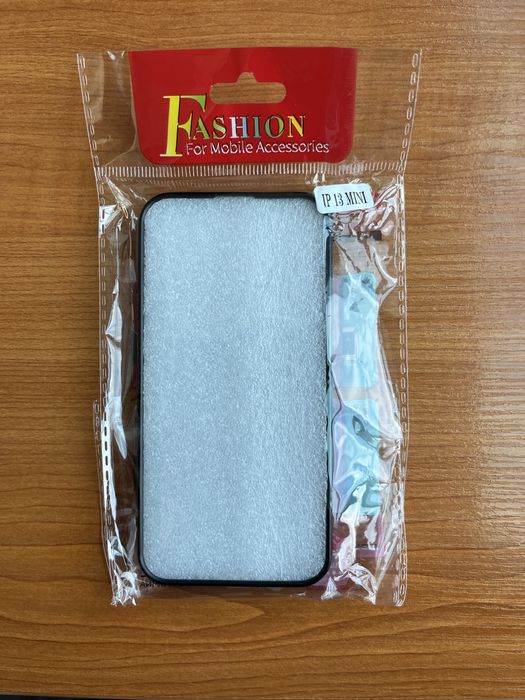 Стилен кейс с кожен гръб за iPhone 13 mini