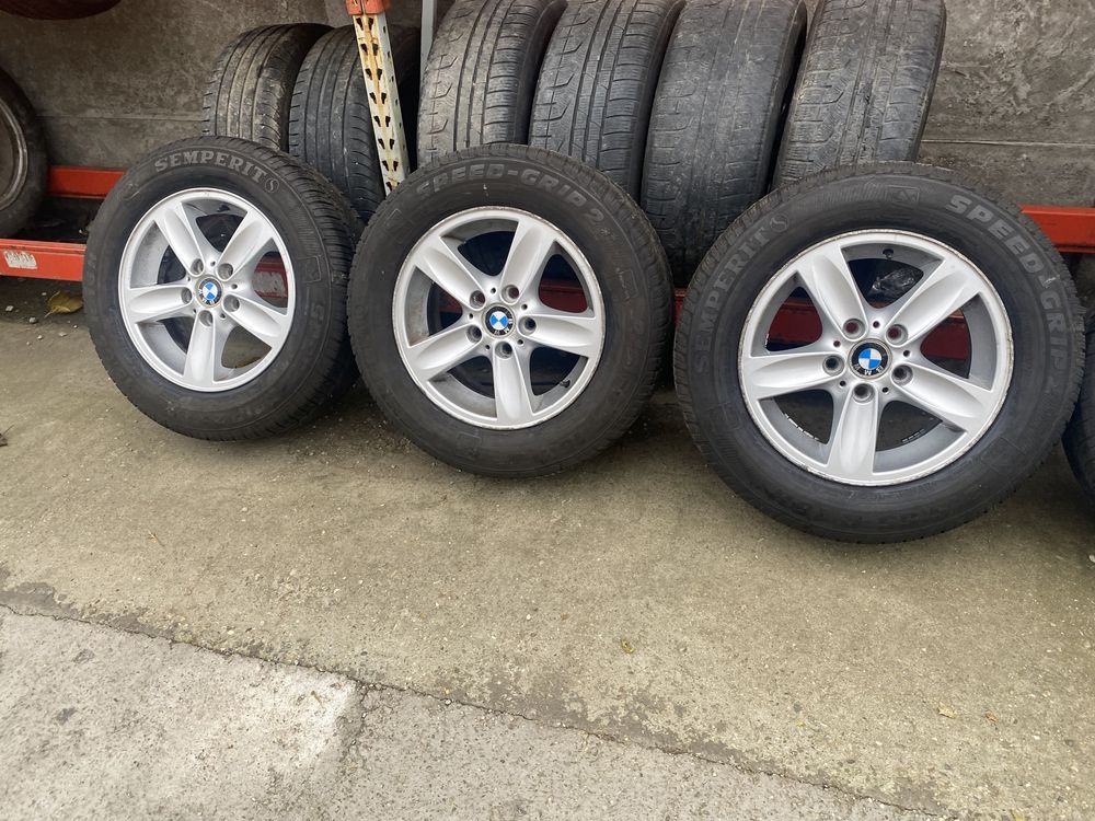 Jante Aliaj BMW 215/55/R16 Cauciucuri Iarna Pret 1000 lei