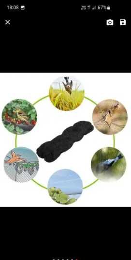 plasa verticala anti pasari 3m x 10m