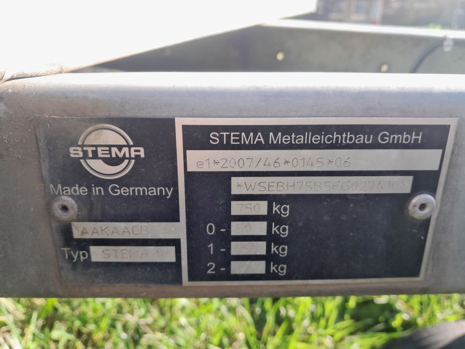 Туристически ремарке stema! 750kg