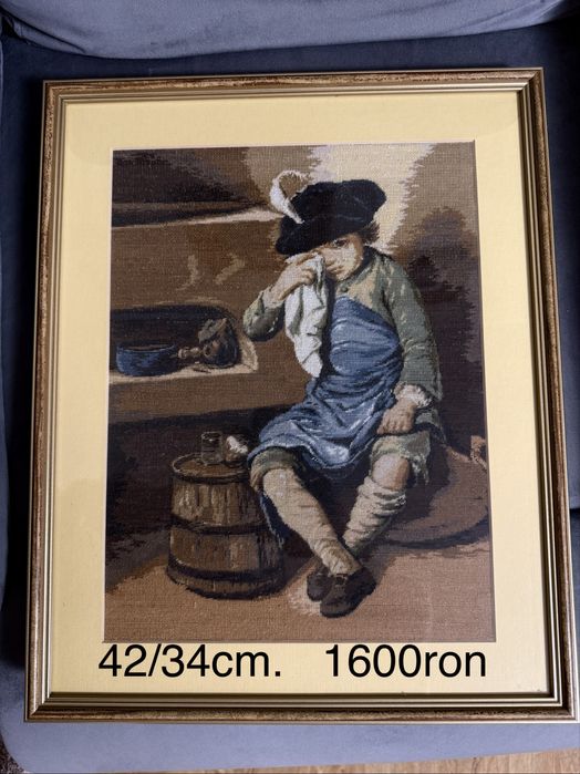 Goblene cusute manual in punct mic