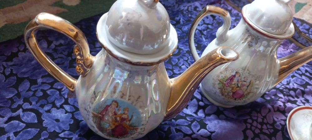 Чайный набор,ваза,светильник