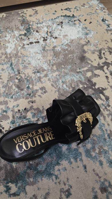 Șlapi Versace Jeans Couture 38 purtați o singură dată
