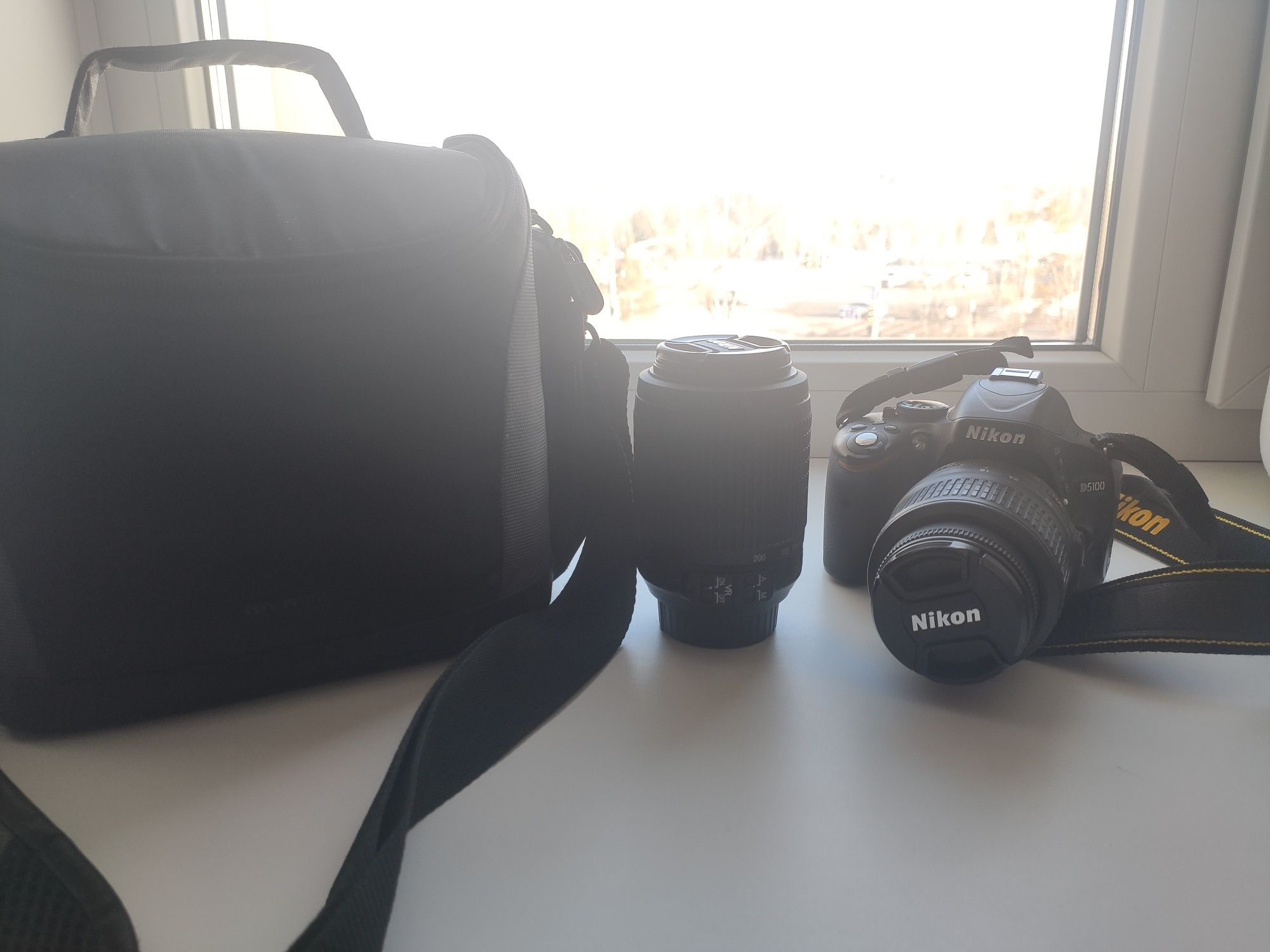 Фотоаппарат Nikon D5100+объектив