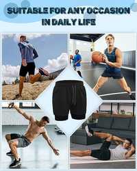 Pantaloni scurți 2in1 sport fitness tenis fotbal yoga biciclism