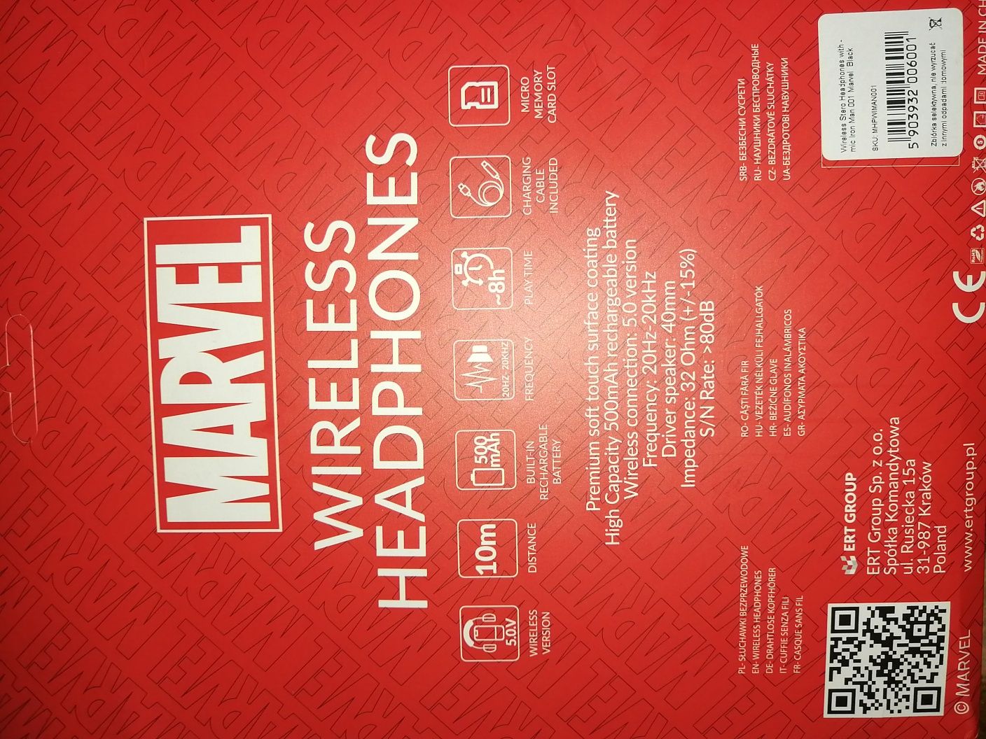 Căști Wireless Marvel