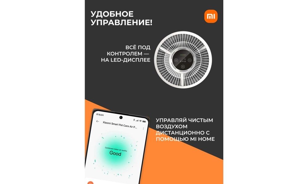 Умный очиститель воздуха Xiaomi Smart Pet Care Air Purifier