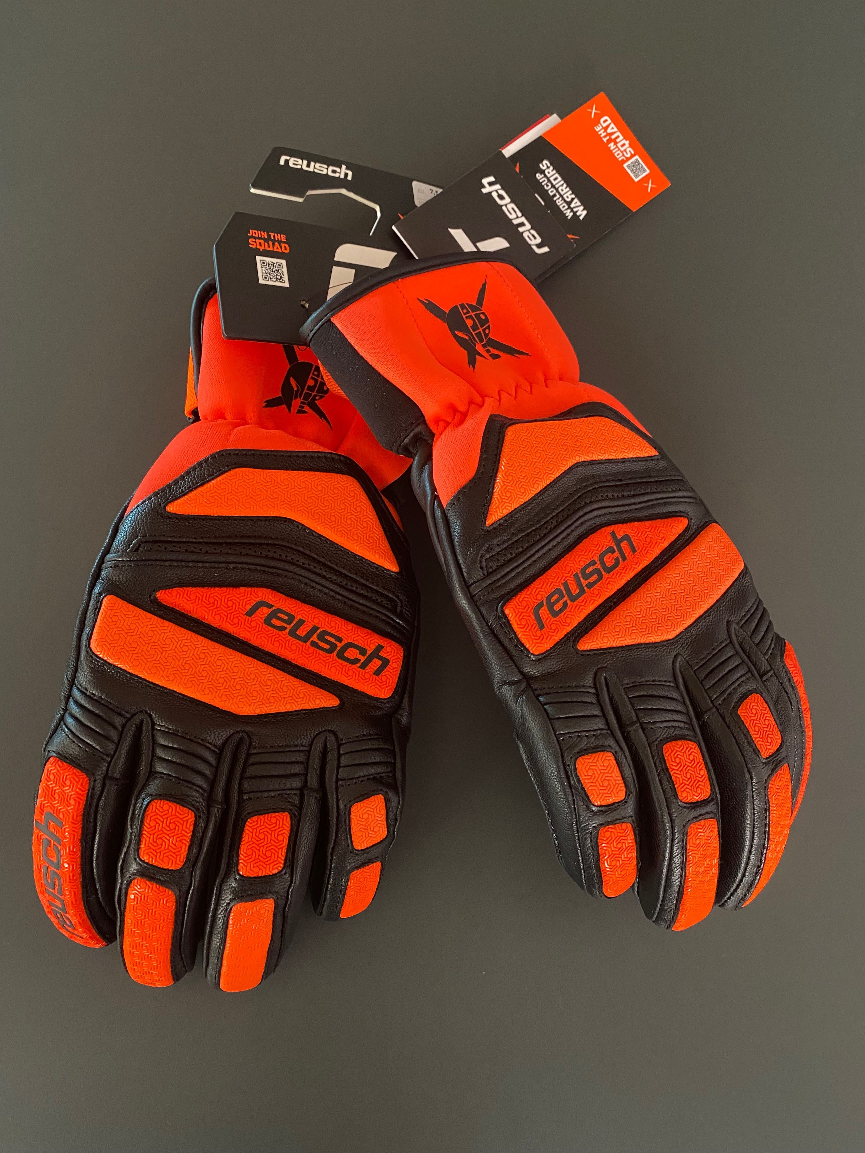 Manusi Ski Reusch WorldCup Warrior DH Race Noi Marime 7.5