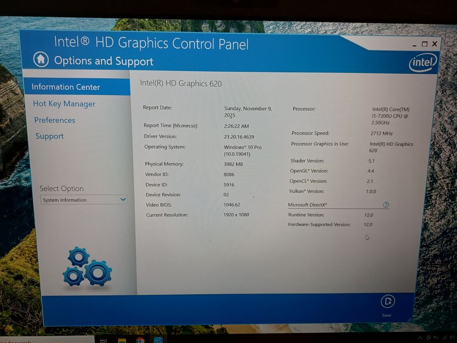 Laptop Fujitsu I5 gen 7