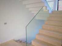 balustrade de sticla cu aluminiu