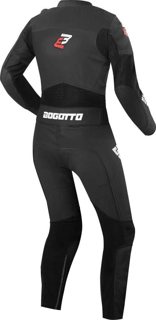 НОВ Дамски Кожен Мото Екип BOGOTTO Losail BLACK Номер 36-S